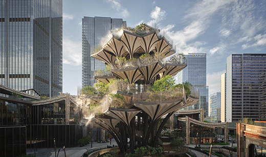 西安华润CCBD生命之树（春夏实景）